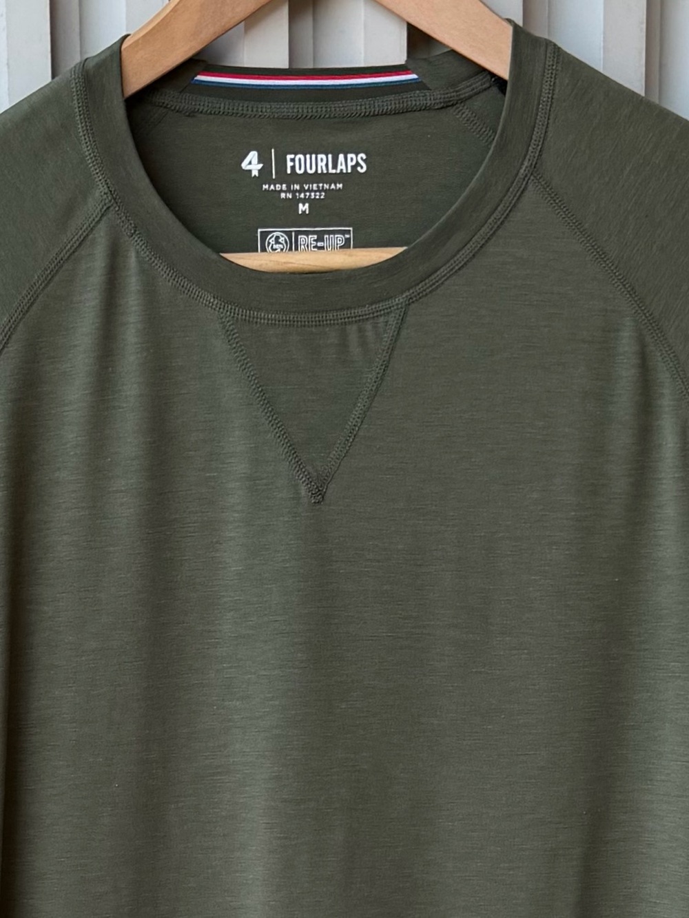 Fourlaps Men's Short Sleeve Performance Tee in Olive